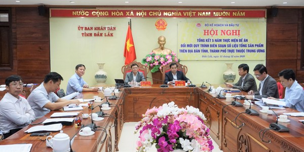 Hội nghị trực tuyến tổng kết 5 năm thực hiện Đề án đổi mới quy trình biên soạn số liệu tổng sản phẩm