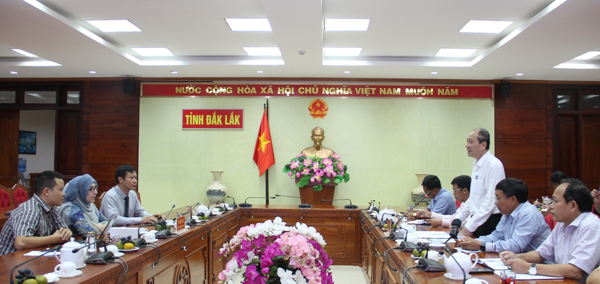 UBND tỉnh làm việc với Đoàn công tác của Chương trình phát triển Liên Hợp quốc