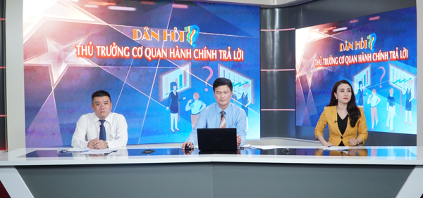 Chương trình "Dân hỏi – Thủ trưởng cơ quan hành chính trả lời" tháng 5-2021