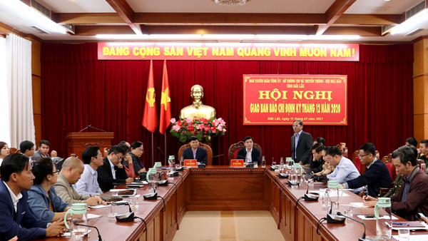 Secretary of Provincial Party Committee Bui Van Cuong: Press to accompany Dak Lak development 