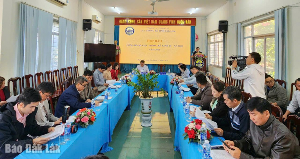 Họp báo công bố tình hình kinh tế - xã hội tỉnh Đắk Lắk năm 2024