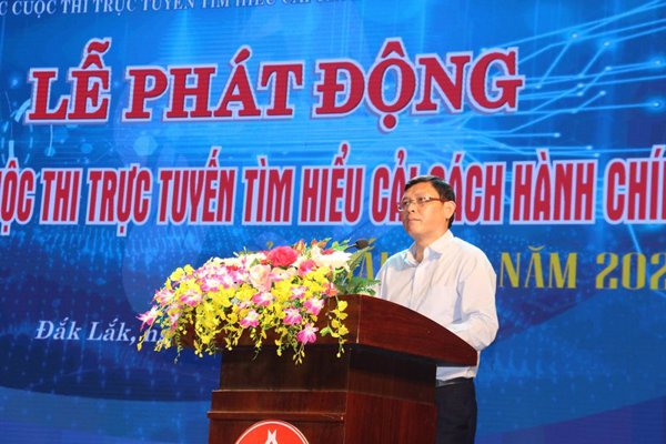  tham gia Cuộc thi trực tuyến tìm hiểu cải cách hành chính tỉnh Đắk Lắk năm 2022 