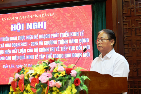 Đắk Lắk sơ kết 3 năm triển khai chính sách phát triển kinh tế tập thể, hợp tác xã giai đoạn 2021 – 2025