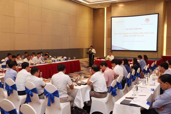 Hội thảo tham vấn dự thảo Thông tư hướng dẫn phân loại, đánh giá hợp tác xã