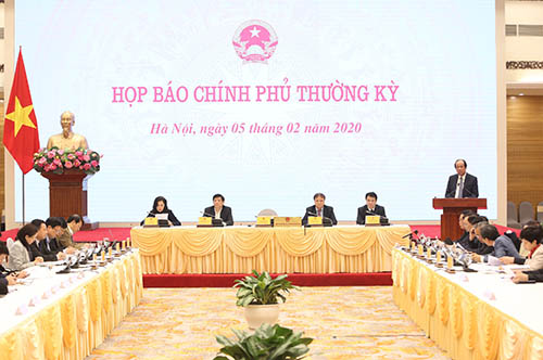 Buổi họp báo Chính phủ thường kỳ chiều 5/2